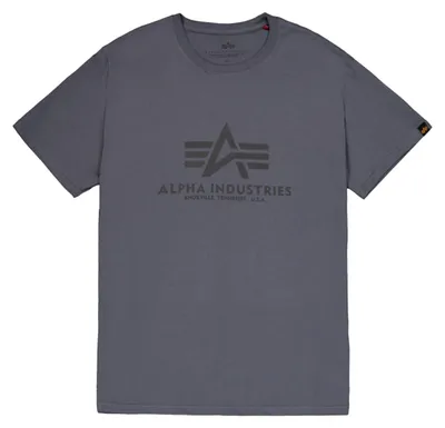 Immagine prodotto di Maglietta Alpha Industries Basic a manica corta in cotone grigio da uomo (100501-412)