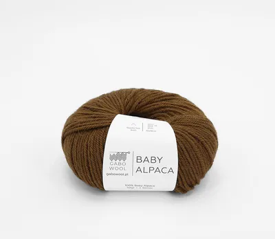 Produktbild von Gabo Wool 100% Baby Alpaka Wolle, Kaschmirbraun, Weich & Leicht, 50g