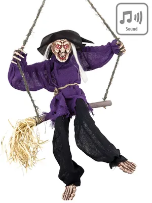 Produktbild von Animierte Gruselhexe - Halloween Deko Indoor