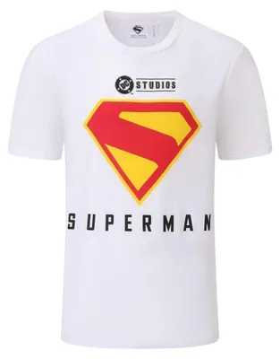 Obrázek produktu pro Tričko Superman pro muže, materiál: bavlna, model GT33532 (velikost M), barva: bílá/červená/žlutá