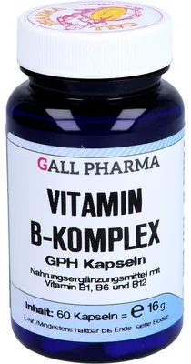 Produktbild von GALL PHARMA Vitamin B-Komplex GPH Kapseln, 60 St. Kapseln