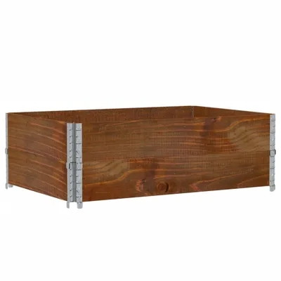 Produktbild von Pflanzkasten Braun 120x80 cm Massivholz Kiefer