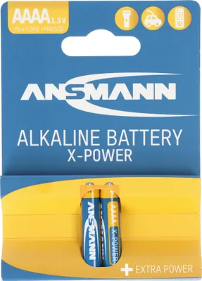 Produktbild von 41,9 x 7,9mm AAAA Alkaline Batterie LR61 AAAA im 2er Pack