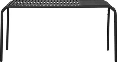 Image de Stella Table de jardin 150x90 cm, noir.