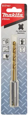 Image de Makita Forets à métaux SDS-PLUS HSS 6,0 x 123 mm SDS-PLUS - 6,0 x 123 mm - Métal