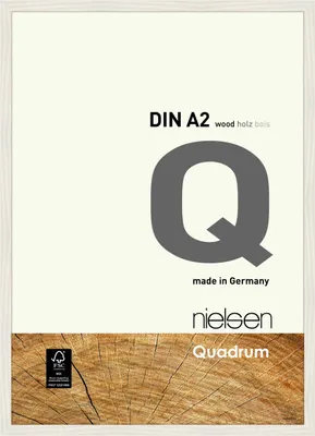Produktbild von nielsen Holz Bilderrahmen Quadrum, 42x59,4 cm (A2), Weiß
