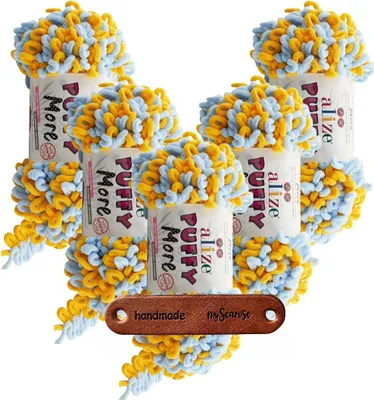 Produktbild von 5 x ALIZE Puffy More 6554 mit Label