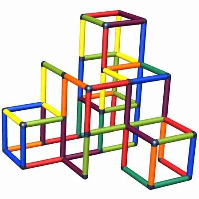 Produktbild von Move and Stic Kletterpyramide ZOE Multicolor Indoor Outdoor
