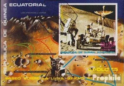 Produktbild von Briefmarken Äquatorialguinea 1972 Mi Block2 (kompl.Ausg.) gestempelt Apollo 15