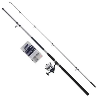 Produktbild von Shakespeare Salt Sea Fishing Combos, inklusive starker Graphitrolle, Fiberglasru