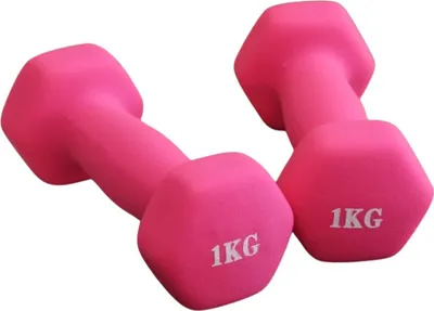 Produktbild von Kurzhantel 1 kg X-sport rosa 2 Stk.