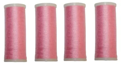 Produktbild von Nähmaschinen Nähgarn 400 m 4 x 100 m Polyester 40/2 rosa