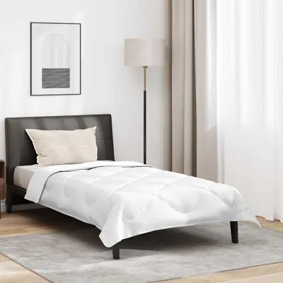Produktbild von Ganzjahresbettdecke mit Kissen Weiß 155 x 220 cm Mikrofaser