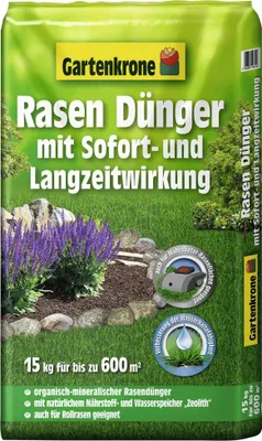 Produktbild von 15 kg Gartenkrone Rasendünger mit Langzeitwirkung