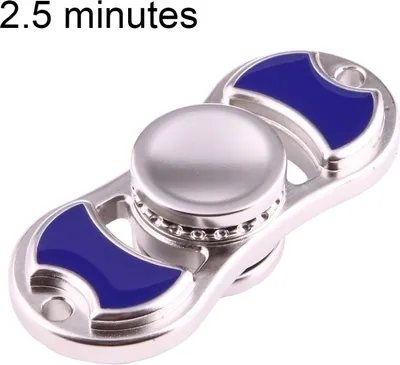 Immagine prodotto di Giocattolo in lega di zinco fidget spinner riduttore di stress anti-ansia per bambini e adulti, tempo di rotazione di 2,5 minuti, piccolo