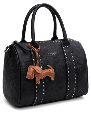 Imagen del producto de Diana & Co Firenze Bolso de Mano Valoria Lux Negro poliuretanoBlack B UNICA 28x20x16 cm