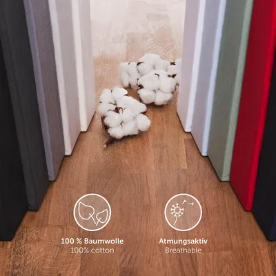 Produktbild von Blumtal Basics Spannbettlaken 180x200cm Jersey - Leintuch 180x200 Baumwolle 100% - Spannbetttuch 180x200cm - Jersey Spannbettlaken 180x200cm - Bettbezug - Schwarz