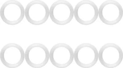 Image de 10pcs/set 1.5" Sanitary Clamp Ferrule Silicone Sealing Gasket Ring Washer
