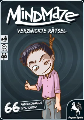 Produktbild von Pegasus Spiele 18253G - Kartenspiele, MindMaze, Verzwickte Rätsel, Rabenschwarze Geschichten