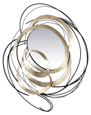 Produktbild von Gilde Wandrelief, "Elegante", Metall, schwarz, goldfarben, VE 1, L. 8 cm, B. 115 cm, H. 90 cm 67793 /kein Paketversand möglich/Abholung in Wiesloch oder mit Aufpreis Palettenversand