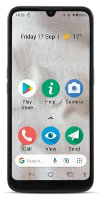 Image de Doro 8100 Plus 15,5 cm (6.1" ) Dual-SIM Android 11 Go Edition 4G USB Typ-C 2 GB 32 GB 3000 mAh Grau (380501)