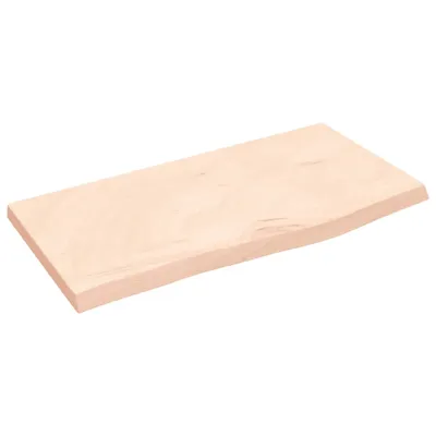 Zdjęcie produktu dla vidaXL Półka ścienna 60x30x(2-4) cm z litego drewna dębowego bez obróbki