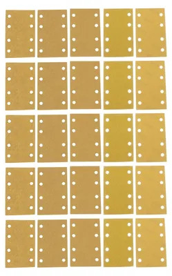Schleifpapier 80x133mm, 50 Stück, K40-240, Kletthaftend