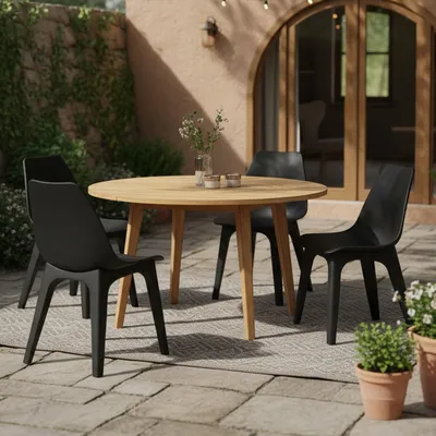 Produktbild von Montivilla - Outdoor-Stuhl, Anthrazit, 4 Stühle Italy
