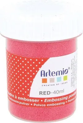 Obrázok produktu pre Embosovací prášok 40 ml - červený