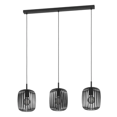 Produktbild von EGLO 3-flg Pendelleuchte Romazzina Schwarz
