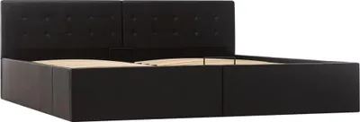 Obrázek produktu pro vidaXL Úložná postel Hydraulic Black Imitation Leather 180×200 cm