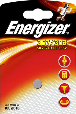 Produktbild von Energizer E300784002, Einwegbatterie, SR44, 1,55 V, 1 Stück(e), 150 mAh, 2,3 g