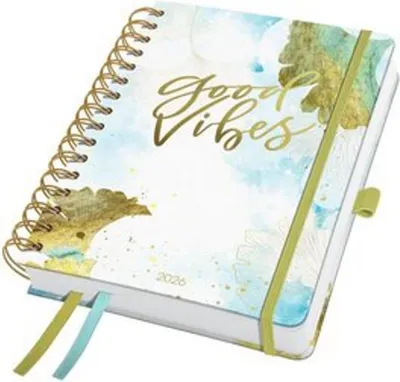 Image de sigel Calendrier livre Jolie "Good Vibes" 2026 A5