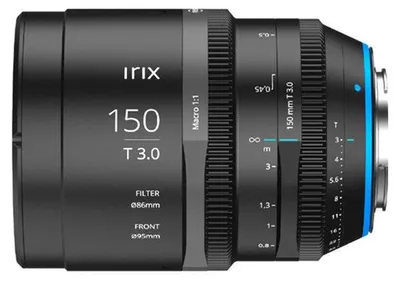 Obrázok produktu pre Objektív Irix Cine 150mm T3.0 Macro 1:1 pre Nikon Z - metrický, 8K, odolný voči poveternostným vplyvom