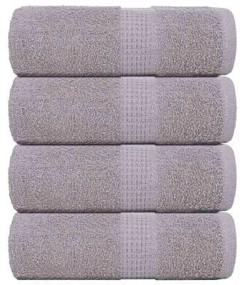 Zdjęcie produktu dla vidaXL Ręczniki kosmetyczne FROGN, 4 szt., szare, 30 x 30 cm, 360 g/m²