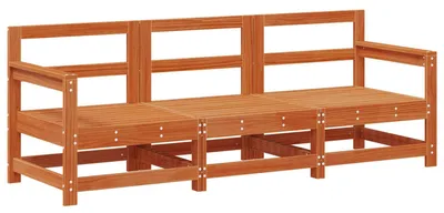 Obrázok produktu pre vidaXL Rozkladací gauč, 3 diely, voskovohnedý