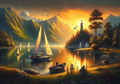 Produktbild von Art puzzle - Puzzle Golden Shores - 1000 dielov