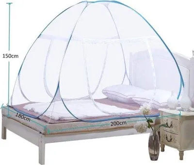 Zdjęcie produktu dla Poduszka pod markizę dla 2 osób – składany namiot na łóżko – ochrona przed komarami