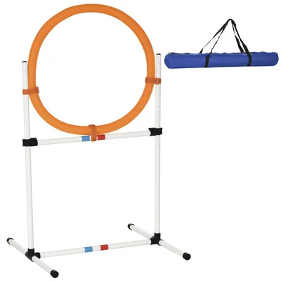 Produktbild von Hundetrainingsset Springring Agility Tragbar PE 74,5x66x91 cm