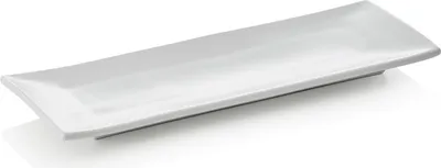 Produktbild von 24x Sushi Board, 26,5 x 9 x 2 cm, Platte, Teller, Porzellan, weiß