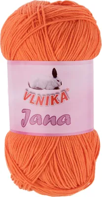 Produktbild von 100g Strickgarn Jana Häkelgarn Strickwolle Häkelwolle Baby-Wolle, Farbauswahl, Farbe:orange