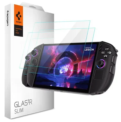 Obrázok produktu pre Spigen Glas.tR SLIM, Ochrana displeja, Lenovo Legion Go, Priehľadná, Temperované sklo, Odolné proti poškriabaniu, Prachuodolný, 9H
