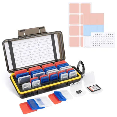 Productafbeelding van Solidchoice - Geheugenkaart Houder voor 24 SD en 18 Micro SD