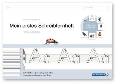 Produktbild von Mein erstes Schreiblernheft. Für alle Buchstaben auf speziellem Schreiblernpapier