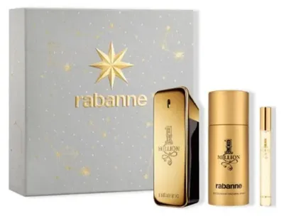 Immagine prodotto di Set da 3 articoli: Rabanne 1 Million Eau de Toilette Spray, 100 ml