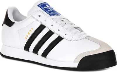 Produktbild von Adidas Samoa in Weiß Schwarz für Jugendliche – 4.5 UK - 37 1/3 EU - 5 US / White Black