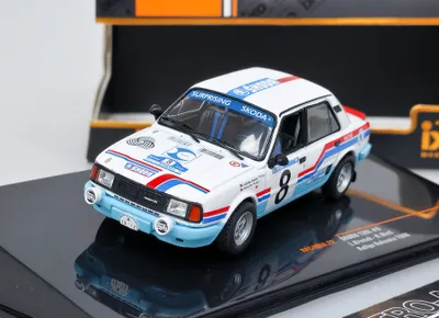 Zdjęcie produktu dla Škoda 130 L, nr 8, Rallye Bohemia, L.Krecek/B.Motl, 1988 IXO 1:43