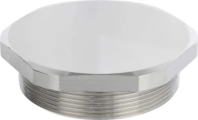 Immagine prodotto di Tappo cieco M72x2 MBS-M72 esagonale in ottone (CuZn) nichelato Lunghezza filettatura 16,0 mm - 1 pezzo