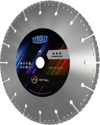 Obrázok produktu pre Diamantový rezný kotúč CUT-ALL UC3 Ø 125 mm otvor 22,23 mm šírka rezu 3 mm