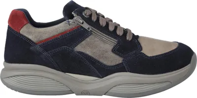 A side view of a men's sneaker.